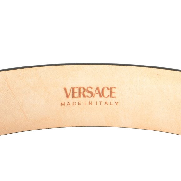 Versace Women\'s Leather Metal Medusa Head Logo Decorated Belt US 28 IT 70 main image 4
